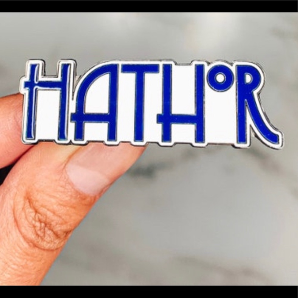 Hathor enamel pin